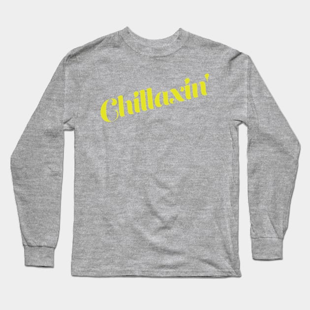 Chillaxin Long Sleeve T-Shirt by centeringmychi